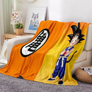Dragon Ball Blanket Flannel Throw Room Decoration