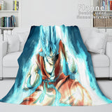 Dragon Ball Cosplay Flannel Blanket Throw Soft Comforter Bedding Sets - EBuycos