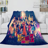 Dragon Ball Cosplay Flannel Blanket Throw Soft Comforter Bedding Sets - EBuycos