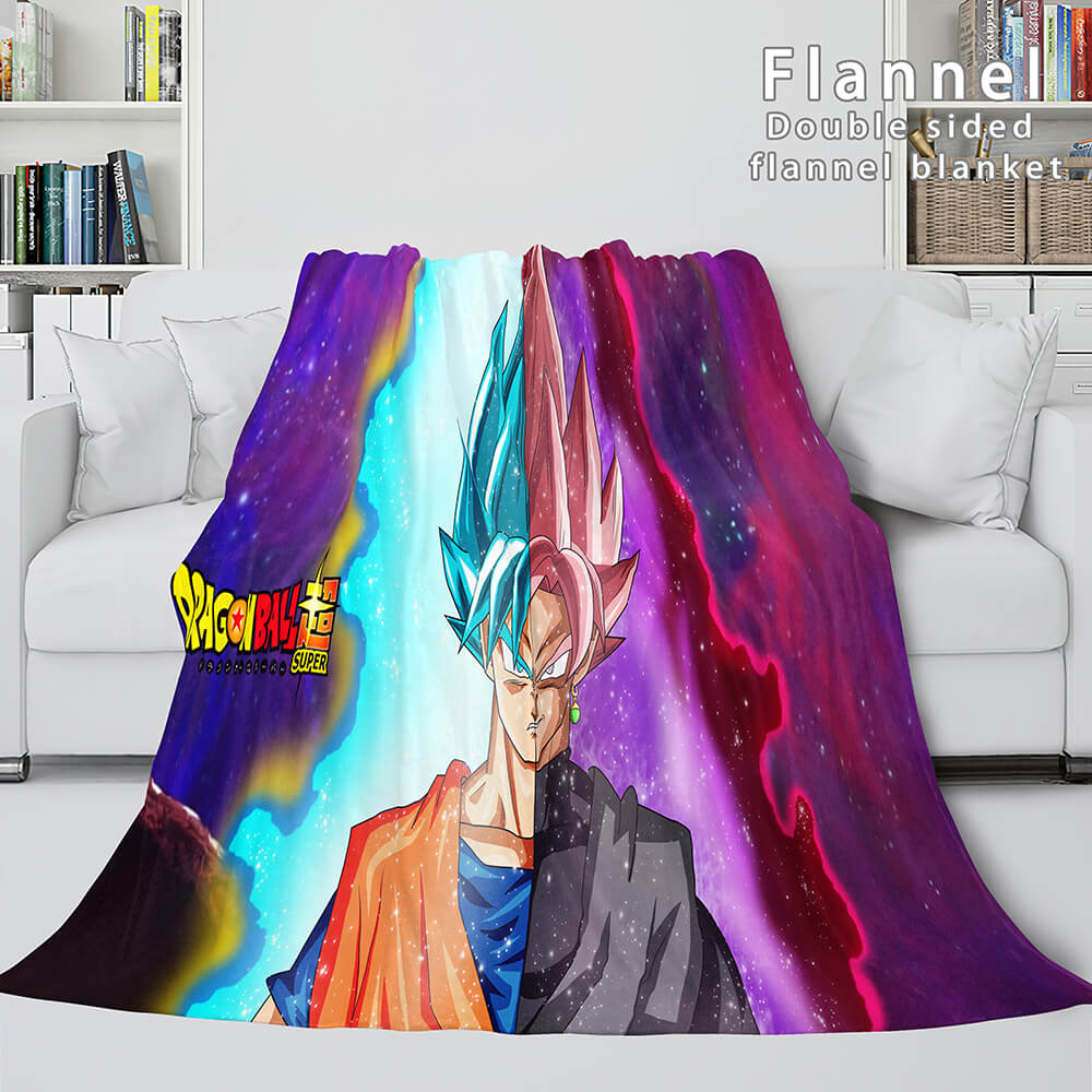 Dragon Ball Cosplay Flannel Blanket Throw Soft Comforter Bedding Sets - EBuycos