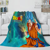 Dragon Ball Cosplay Flannel Blanket Throw Soft Comforter Bedding Sets - EBuycos