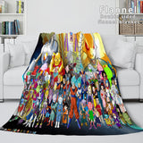 Dragon Ball Cosplay Flannel Blanket Throw Soft Comforter Bedding Sets - EBuycos