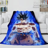 Dragon Ball Cosplay Flannel Blanket Throw Wrap Comforter Bedding Sets - EBuycos