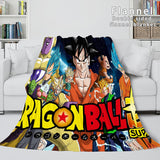 Dragon Ball Cosplay Flannel Blanket Throw Wrap Comforter Bedding Sets - EBuycos