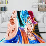 Dragon Ball Cosplay Flannel Blanket Throw Wrap Comforter Bedding Sets - EBuycos