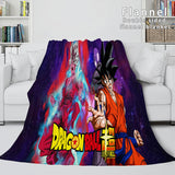 Dragon Ball Cosplay Flannel Blanket Throw Wrap Comforter Bedding Sets - EBuycos