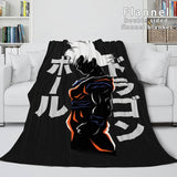 Dragon Ball Cosplay Flannel Blanket Throw Wrap Comforter Bedding Sets - EBuycos