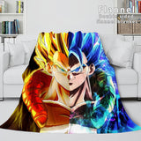 Dragon Ball Cosplay Flannel Blanket Throw Wrap