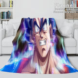 Dragon Ball Cosplay Flannel Blanket Throw Wrap Comforter Bedding Sets - EBuycos