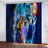 Dragon Ball Curtains Blackout Window Treatments Drapes for Room Decor