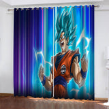 Dragon Ball Curtains Blackout Window Treatments Drapes for Room Decor