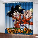 Dragon Ball Curtains Blackout Window Treatments Drapes for Room Decor