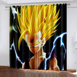 Dragon Ball Curtains Cosplay Blackout Window Treatments Drapes