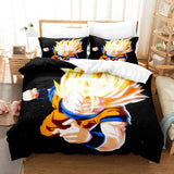 Dragon Ball Son Goku Kakarotto Bedding Set Quilt Duvet Cover Bed Sheets - EBuycos