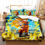 Dragon Ball Son Goku Kakarotto Bedding Set Duvet Cover - EBuycos