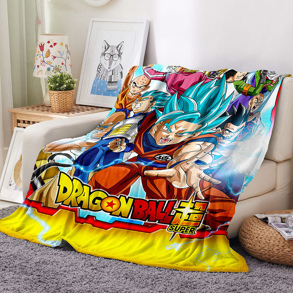 Dragon Ball Super Blanket Flannel Throw Room Decoration