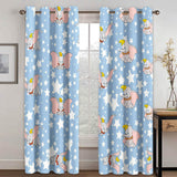Dumbo Curtains Cosplay Blackout Window Treatments Drapes for Room Decor