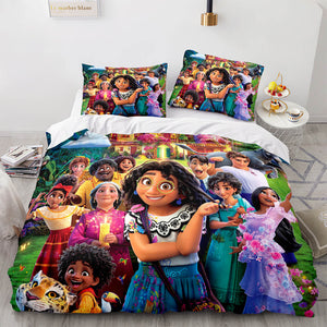 Encanto Bedding Set Lin Manuel Miranda Stephanie Beatriz Duvet Cover - EBuycos