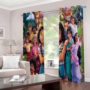 Encanto Curtains Cosplay Blackout Window Drapes for Room Decoration