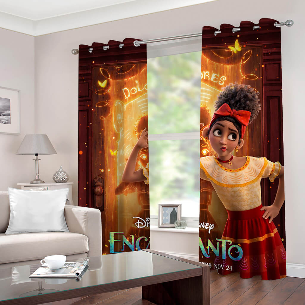 Encanto Curtains Cosplay Blackout Window Drapes for Room Decoration