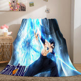 Fairy Tail Flannel Caroset Throw Cosplay Blanket Comforter Set - EBuycos