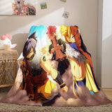 Fairy Tail Flannel Caroset Throw Cosplay Blanket Comforter Set - EBuycos