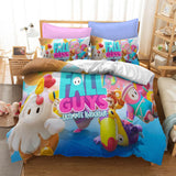 Fall Guys Ultimate Knockout Bedding Set Duvet Covers Bed Sheets Sets - EBuycos