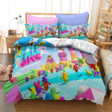 Fall Guys Ultimate Knockout Bedding Set Duvet Covers Bed Sheets Sets - EBuycos