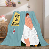 Family Guy Blanket Pattern Flannel Throw Room Decoration