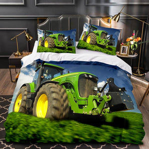 Farming Traktor Lamborghini Trattori Tractor Bedding Set Duvet Covers