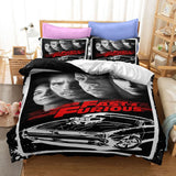 Fast & Furious Cosplay Bedding Set Duvet Covers Comforter Bed Sheets - EBuycos