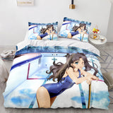Fate stay night Tohsaka Rin Bedding Set Duvet Covers Quilt Bed Sheets - EBuycos