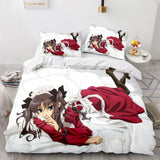 Fate stay night Tohsaka Rin Bedding Set Duvet Covers Quilt Bed Sheets - EBuycos