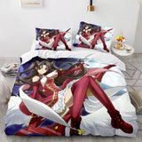 Fate stay night Tohsaka Rin Bedding Set Duvet Covers Quilt Bed Sheets - EBuycos