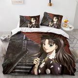 Fate stay night Tohsaka Rin Bedding Set Duvet Covers Quilt Bed Sheets - EBuycos