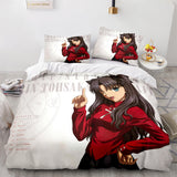 Fate stay night Tohsaka Rin Bedding Set Duvet Covers Quilt Bed Sheets - EBuycos