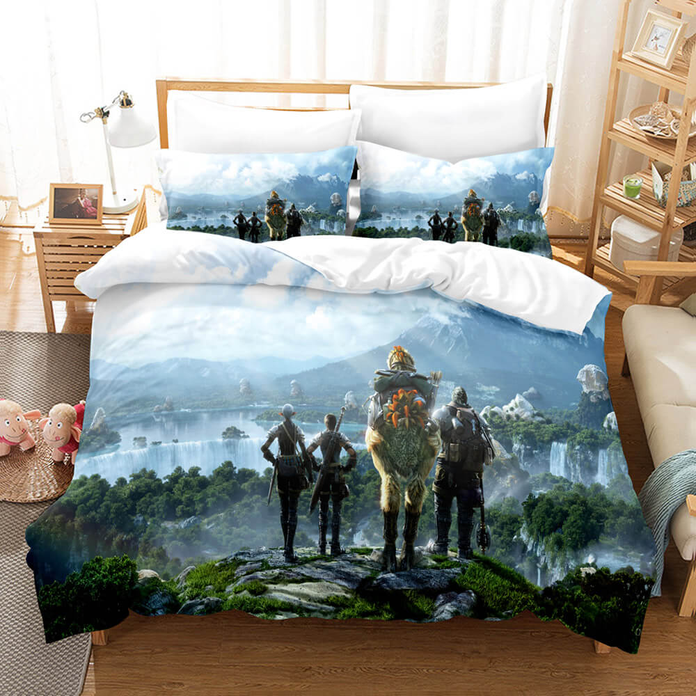 Final Fantasy Bedding Set Quilt Duvet Covers Comforter Bed Sheets - EBuycos