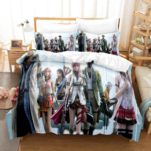 Final Fantasy Bedding Set Quilt Duvet Covers Comforter Bed Sheets - EBuycos
