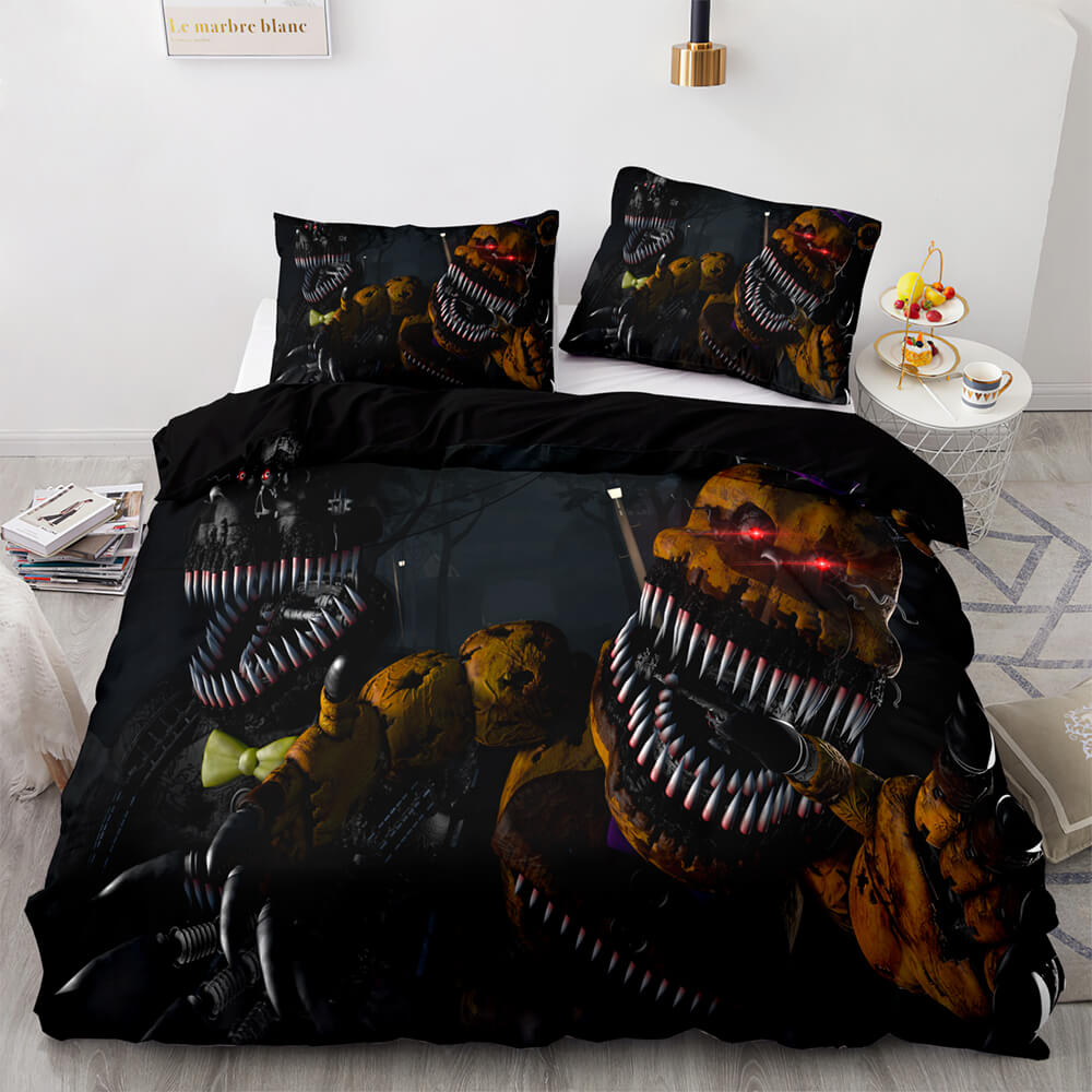 Five Nights at Freddy's Cosplay 3-Piece Bedding Duvet Cover Set Sheets - EBuycos