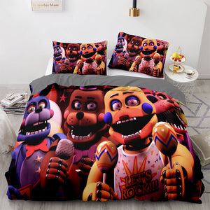 Five Nights at Freddy's Cosplay Bedding Sets Duvet Covers Bed Sheets - EBuycos