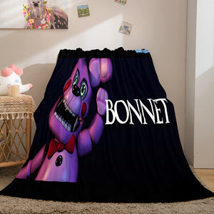 Five Nights at Freddy's Flannel Caroset Throw Cosplay Blanket Comforter Set - EBuycos