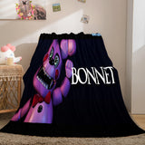 Five Nights at Freddy's Flannel Caroset Throw Cosplay Blanket