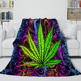 Flower Flannel Fleece Throw Cosplay Blanket Comforter Set - EBuycos