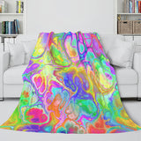 Flower Flannel Fleece Throw Cosplay Blanket Comforter Set - EBuycos