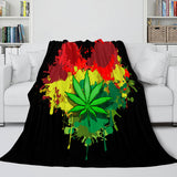 Flower Flannel Fleece Throw Cosplay Blanket Comforter Set - EBuycos