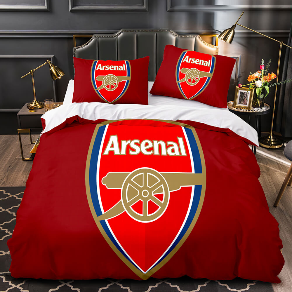 Football Team Bedding Set Quilt Duvet Cover Bed Sheets Home Decor - EBuycos