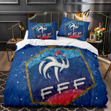 Football Team Bedding Set Quilt Duvet Cover Bed Sheets Home Decor - EBuycos