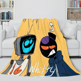 Friday Night Funkin FNF Whitty Flannel Fleece Blanket - EBuycos