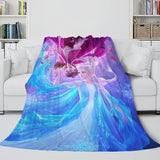 Frozen 2 Anna Elsa Flannel Fleece Throw Cosplay Blanket Comforter Set - EBuycos