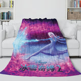 Frozen 2 Anna Elsa Flannel Fleece Throw Cosplay Blanket Comforter Set - EBuycos